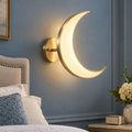 Golden Crescent Wall Sconce