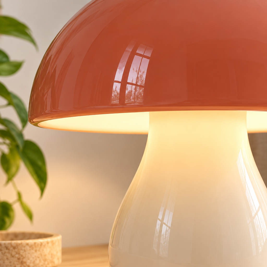Coral Mushroom Table Lamp