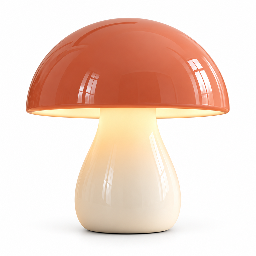 Coral Mushroom Table Lamp