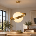 Saturn Globe Pendant Light